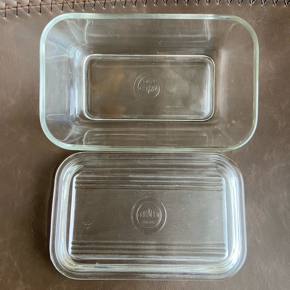 Made in France Duralex Glass Butter dish - Picture 3 of 6